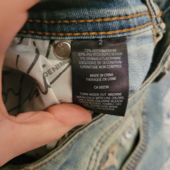 3/$20 Inc Denim faded crop jeans - Picture 9 of 11